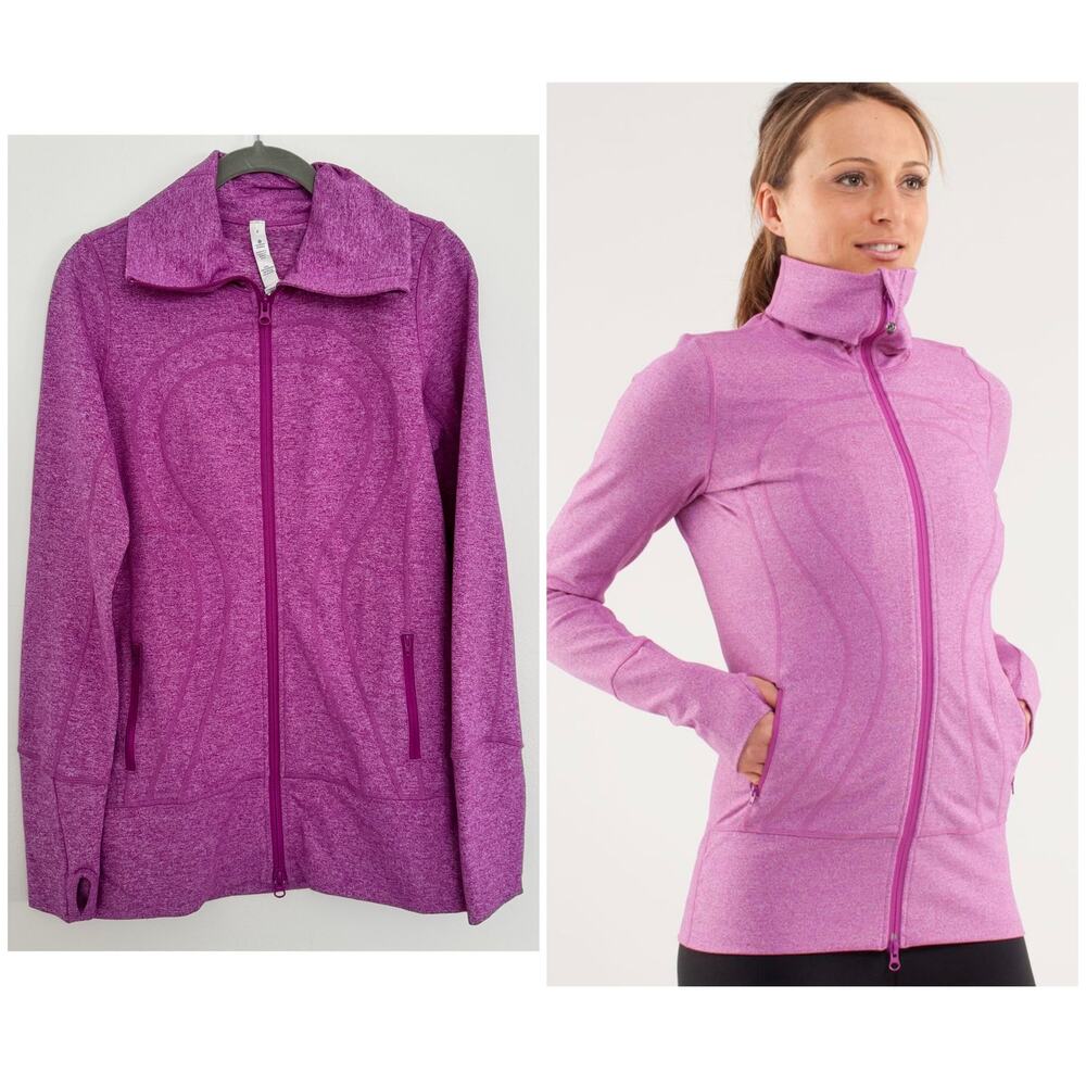 Lululemon In Stride Jacket in Heathered Ultra Violet